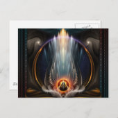Carte postale Imperial View Fractal Art (Devant / Derrière)