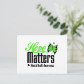 Carte Postale Importance de la sensibilisation à la santé mental (Debout devant)