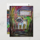 Carte postale impossible à parler (Devant / Derrière)