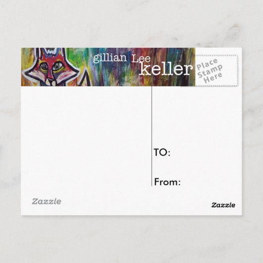 Carte postale impossible à parler (Dos)