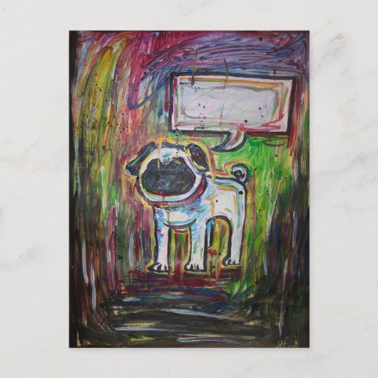 Carte postale impossible à parler (Devant)