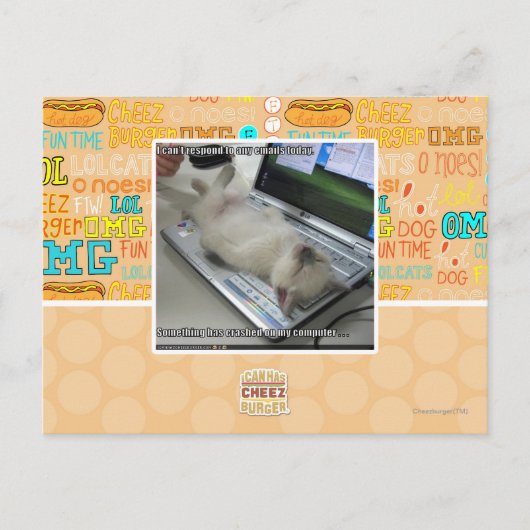 Carte Postale Impossible de répondre (Devant)