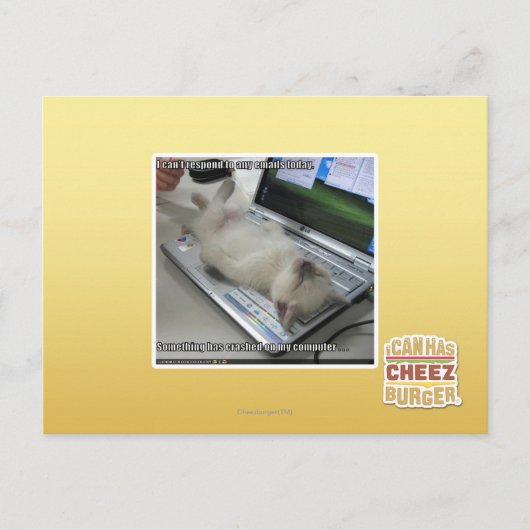 Carte Postale Impossible de répondre (Devant)