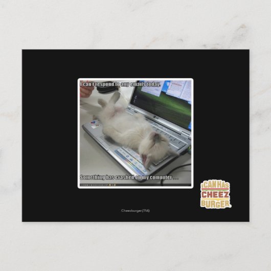 Carte Postale Impossible de répondre (Devant)