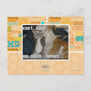 Carte Postale Impossible de tenir plus longtemps