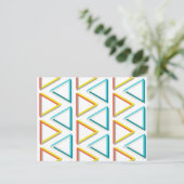 Carte Postale Impossible triangles geek motif (Debout devant)