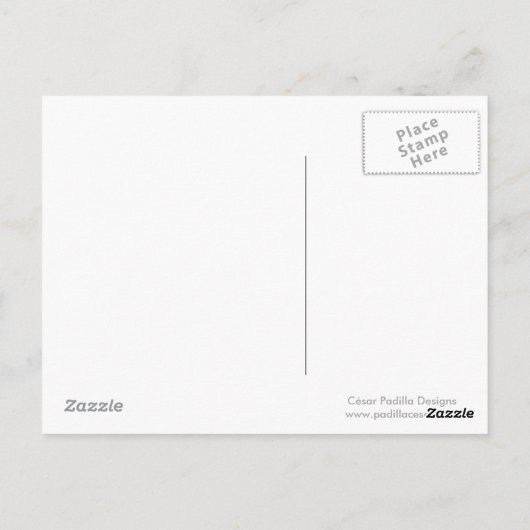 Carte Postale Impossible triangles geek motif (Dos)