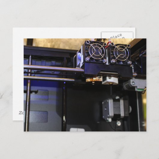 Carte Postale Impression 3D (Devant / Derrière)