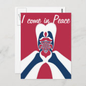 Carte Postale Impression Abstraite E.T. (Devant / Derrière)