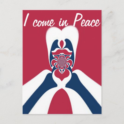 Carte Postale Impression Abstraite E.T. (Devant)