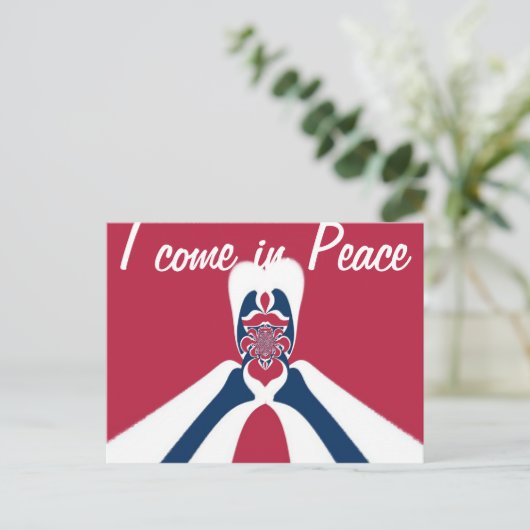 Carte Postale Impression Abstraite E.T. (Debout devant)