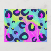 Carte Postale Impression arc-en-ciel colorée (Devant)