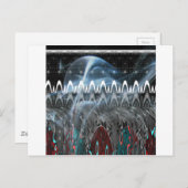Carte Postale Impression artistique Abstraite remarquable (Devant / Derrière)