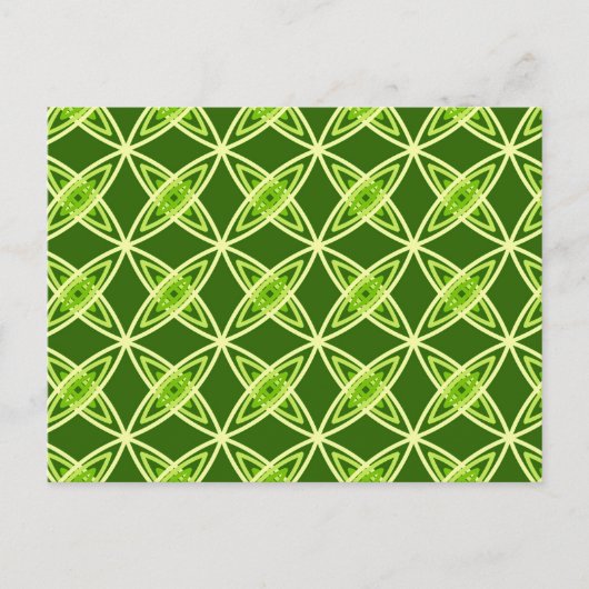 Carte Postale Impression atomique moderne du milieu du siècle -  (Devant)