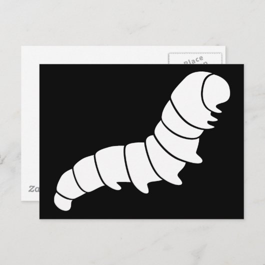 Carte Postale Impression Caterpillar (Devant / Derrière)