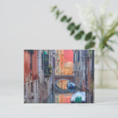 Carte Postale Impression Colorée De Venise Italie (Debout devant)