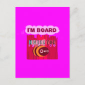 Carte Postale Impression d'abeilles (Devant)