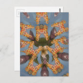 Carte Postale Impression d'art Abstrait Giraffe (Devant / Derrière)