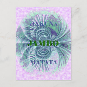 Carte Postale Impression d'art Aurora Matata
