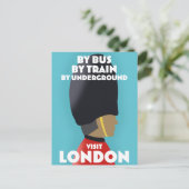 Carte Postale Impression d'art de Londres. (Debout devant)