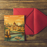 Impression d'art de voyage de Budapest Hongrie vin