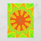 Carte Postale Impression d'art du motif Samba (Devant)