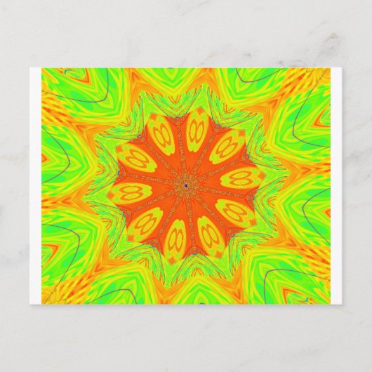 Carte Postale Impression d'art du motif Samba (Devant)