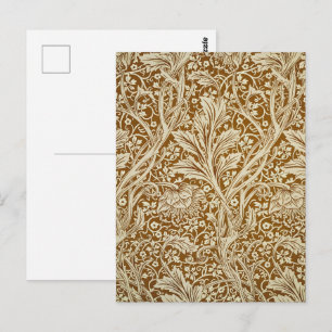 Carte Postale Impression d'art floral vintage William Morris Arc
