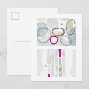 Carte Postale Impression d'art mural et affiche de motif abstrai