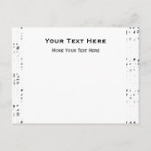 Carte Postale Impression d'art noir, blanc, gris 2 Invitation ca (Devant)