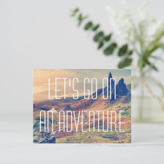 Carte Postale Impression d'aventure (Debout devant)