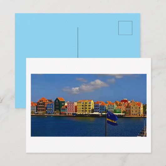 Carte Postale Impression de Curaçao (Devant / Derrière)