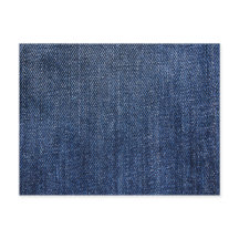 Impression de Denim bleu profond