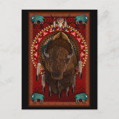 Carte Postale Impression de la conception de Buffalo (Devant)