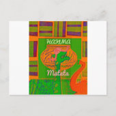 Carte Postale Impression de la Giraffe Hakuna (Devant)