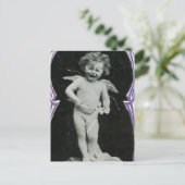 Carte Postale Impression de l'ange triste Cherub (Debout devant)