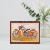 Carte Postale Impression de motocycle Socovel vintage Gold (Debout devant)