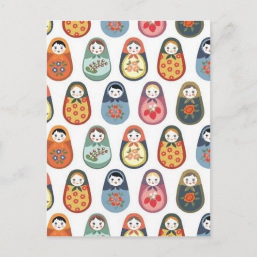 Carte Postale Impression de poupée (Devant)