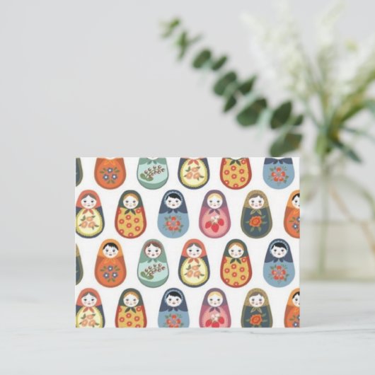 Carte Postale Impression de poupée (Debout devant)