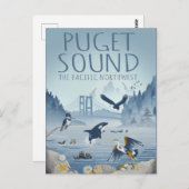 Carte Postale Impression de toile étirée (Devant / Derrière)