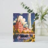 Carte Postale Impression de voyage à Malmö - Affiche de Malmö, M (Debout devant)