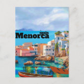 Carte Postale Impression de voyage à Minorque - Espagne, impress (Devant)