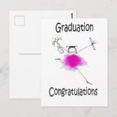 Carte Postale Impression des diplômes |Cadeau de diplôme | (Devant / Derrière)