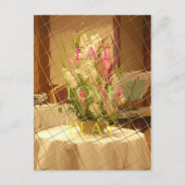 Carte Postale Impression des fleurs reflétées (Devant)