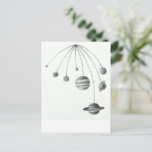 Carte Postale Impression du système solaire (Debout devant)