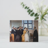 Carte Postale Impression d'une toile de baptême (Debout devant)