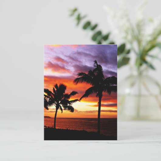 Carte Postale Impression Hawaiian Sunset (Debout devant)
