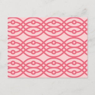 Carte Postale Impression kimono, rose corail