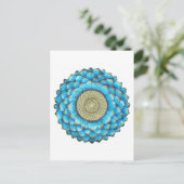 Carte Postale Impression manuscrite Mandala (Debout devant)
