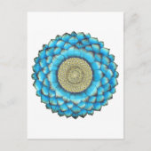 Carte Postale Impression manuscrite Mandala (Devant)